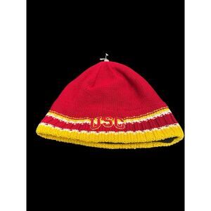 USC Trojans Cap‎ Beanie Skull Knit Ski Hat Toboggan Adult New Without Tags